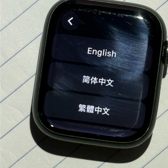 Series 7 iwatch green with watchbands and unlocked ready to pair and use - Picture 3 of 14